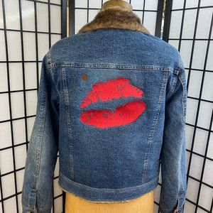 Vintage Embroidered Denim Jacket - Wallys Picks